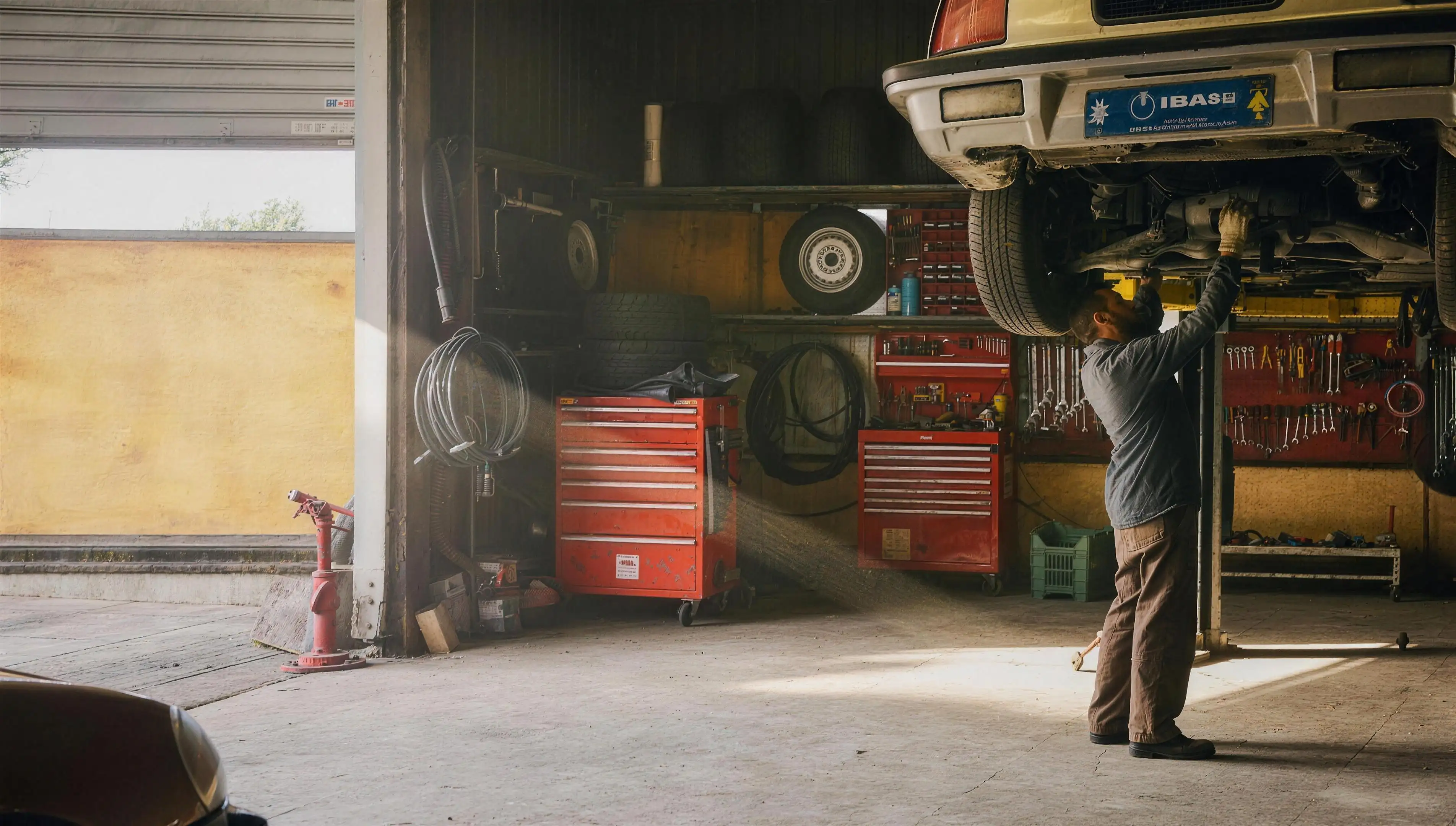 Voorbeeldsite voor een autogarage